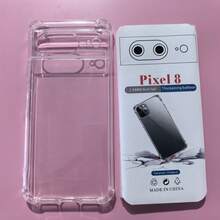1 件透明手机壳适用于 Moto、OnePlus、Nothing 系列，简约纯色手机保护套，轻巧防摔 TPU 外壳（军用级防摔保护）防水防震防刮 - 無色 - 查看 107