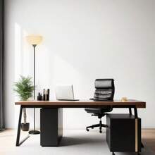 1 pieza Lámpara de pie minimalista en blanco y negro, iluminación de ambiente de alta gama para sala de estar/dormitorio, lámpara de pie vintage junto al sofá, bombilla no incluida - Enchufe EU Tipo C(220-240V) - Ver 8