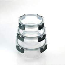 1件/3件长方形高硼硅玻璃午餐盒，微波炉适用，适用于办公室、学校、食品储存容器 - 無色 - 查看 7