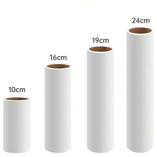 Thickened Portable Cat Hair Roller Replacement Core - Super Adhesive Disposable Core, Efficiently Removing Fluff And Pet Hair From Carpets, Clothing, Furniture - Easy To Replace Design, No Need For Electricity, Pet Hair Cleaning Tools, Clothing Maintenance Hair Ball Roller, Stacked Replacement Core