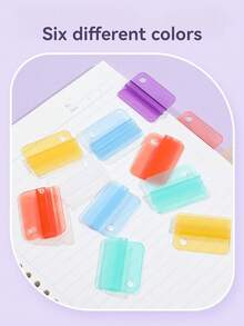 5/15/30/50个彩色索引夹、多功能书签、高品质文件分隔符、回形针 - 彩色 - 查看 8