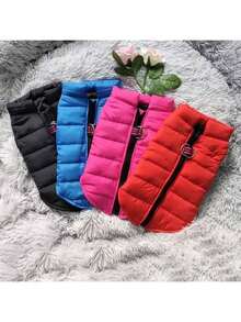 1 Stück wasserdichte Haustier Jacke, Winter warme Hundekleidung für kleine Hunde, Welpen, Katzen, Weste, Haustiermantel, Kostüm für kaltes Wetter, Weihnachtsgeschenk