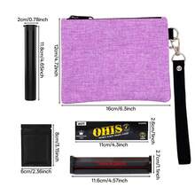 2 peças Papel Higiênico Duplo Camada de 110mm, 2 peças Tubos Expansíveis, 5 peças Bolsas Pequenas Pretas, 1 peça Suporte de Papel de 110mm, 4 Opções de Cor, Perfeito para Armazenamento, Adequado para Aniversário, Feriado, Viagem, Uso Doméstico