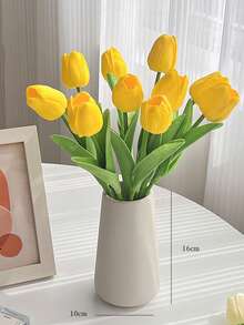 10 bông hoa tulip nhân tạo nhiều màu, hồng nhạt, hồng và trắng, thích hợp cho vườn ngoài trời, trang trí trong nhà, bình hoa, cây giả, mọi mùa, trang trí nhà cửa, trang trí đám cưới, hoa cưới, hoa đeo tay, cổng vòm, tiệc tùng, quà tặng, giáng sinh, lễ tạ ơn, trở lại trường, ngày lễ tình nhân, ngày nhà giáo, ngày của mẹ, phòng, nhà, tường, phòng tắm, phòng ngủ, phụ kiện bàn làm việc, đồ dùng đám cưới, phòng khách, văn phòng, nhà bếp, quà tặng tiệc tùng, quà tặng phù dâu - Nhiều màu - Xem 9