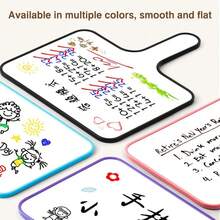 4pcs/Set Hand-Raising Sign Answer Board Whiteboard With Handle Student Erasable Set Small Pocket Handheld Paddle Melamine Whiteboards