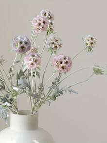 1pc 3 Heads Artificial Foxgloves Flowers - Realistic Pink & White Plastic Stems, No Maintenance Home Decor For Easter Graduation - Tabletop Centerpiece, Living Room, Bedroom, Kitchen - No Vase Included, Versatile Christmas Decoration Wedding Fall Decor Home Decoration Artificial Flowers - Multicolor - View 8