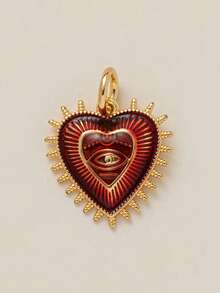 1pc Cute & Fashionable Cat Heart Dragonfly Shell Pendant, 18K Gold Plated, Easy To Match And Showcase Feminine Charm, Suitable As A Delicate Pendant For DIY Jewelry, Necklace, Bracelet, Earrings, Keychain, Bag Accessories, Women's Jewelry Accessories, Wallet Accessories, Pendant, DIY Accessories, Women's Jewelry Gifts - Multicolor - View 14