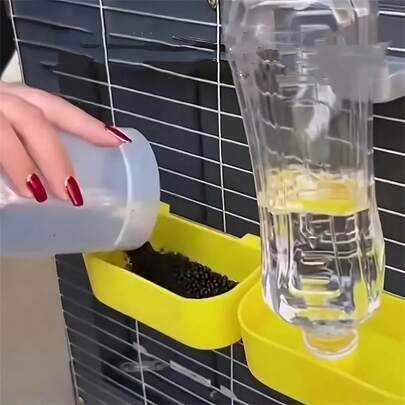 مستلزمات تغذية وسقاية الببغاوات، موزع علف وماء للحمام، إكسسوارات أقفاص تربية الحمام