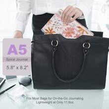 Pink A5 Artistic Flower Dream Spiral Journal - 160 Unique Lined Pages For Poetry Memo Junk Journaling - 綠色 - 查看 5