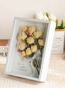 乾花框,diy 3d 空心木質標本框,模型展示架相框