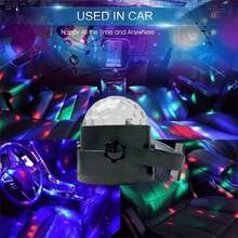 1pc Multifunctional LED Magic Ball Light, Party & Disco Atmosphere Lamp, USB Powered, Suitable For Home Decor, KTV, Wedding And Holiday Celebration - 2PC Bracket Magic Ball - View 9