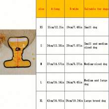 可调节宠物狗生理裤，卫生短裤，防止骚扰，发情，月经 - 彩色 - 查看 3