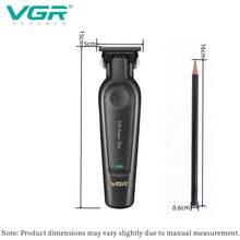 VGR 无绳可调速理发器，数字显示，电动便携式理发器，USB 充电，男士理发器 V-995 - 黑色 - 查看 6