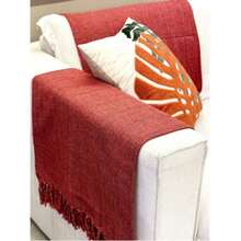 Giant Luxury Sofa Blanket 120x210 Protective Sofa Cover Type - 深棕色混合 - 查看 8