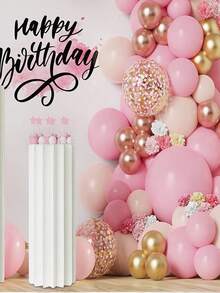 Đế ống giấy gấp gọn dùng cho lễ cưới, hành lang, bàn tráng miệng & bánh, tiệc - Tấm gương Acrylic (Bóc lớp màng bảo vệ để tạo hiệu ứng), thích hợp cho tiệc cưới, sinh nhật, tiệc tùng, triển lãm ô tô, trang trí tiệm bánh - Nhiều màu - Xem 2