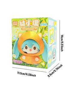 雨天毛绒盲盒：6款可爱动物连帽毛绒玩具（兔子、狐狸、熊猫、考拉、青蛙、小猫），毛绒玩具钥匙扣，完美装饰包包。这些可爱的动物连帽玩具采用优质毛绒面料制成，是动漫和毛绒玩具爱好者的完美收藏惊喜。它们也是馈赠亲朋好友的理想礼物，可作为桌面装饰，或为日常配饰增添一丝可爱气息。 - 彩色 - 查看 11