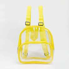 1 robuster, transparenter PVC Mehrzweck-Rucksack, Reise-/Wanderrucksack, Sport-/Freizeittasche, Perspektivrucksack, PVC-Rucksack mit verstellbarem Gurt, wasserdichte klare Umhängetasche, lässiger Stil für Outdoor-Sport und Reisekomfort