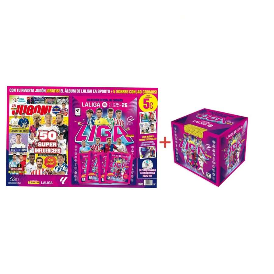 Panini PANINI LIGA ESTE 2025-2026 CROMOS DE FUTBOL COLECCIONABLE CAJA 50 SOBRES Y ALBUM + REVISTA JUGON +5 SOBRES + CAJA 50 SOBRES,CAJA 50 + CHILE LIGA 150U,25SOBRES SUELTOS ETC.. GRAN SURTIDOS DE MODELOS PARA ELEGIR OFICIAL Y ORIGINAL GARANTIZADO