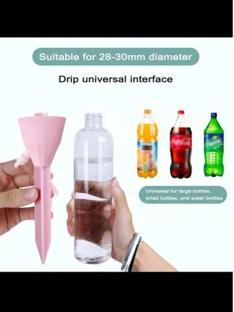 1/3 st justerbart droppbevattningssystem automatiska självvattnande spikar för växter inomhus utomhus krukväxter bevattningssystem