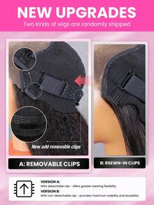 直发真人发假发，即戴即用，无需胶水，预剪裁，6x4高清蕾丝闭合，8-30英寸，180%密度，预先拔毛，自然发际线，未经加工，假日必备，适合初学者 - SNatural - 查看 6