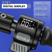 CAROMA Electric Scooter For Children Ages 6 To 14, 150W Motor, 80 Minutes Of Riding Time, 10 Mph, Adjustable Speed And Height, LED Display, Colorful Lights, Foldable Electric Scooter For Children, Ideal Gifts For Children - 藍色 - 查看 6