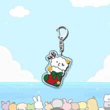 K-Pop Idol Mingyu & Minghao Christmas Acrylic Keychain, Bag Charm, Backpack Pendant, Fan Christmas Gift - Multicolor - View 6
