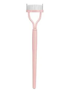 Half-Arc Steel Tooth Eyebrow Comb & Lash Brush 2-In-1 Tool - Eyebrow & Eyelash Shaping, Grooming & Styling Assistant - Multicolor - View 21