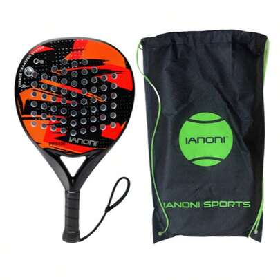 Raqueta de tenis de grafito IANONI, con cara de fibra de carbono, agarre suave de EVA, incluye bolsa para la raqueta, adecuada para celebraciones de Acción de Gracias, Navidad, Halloween y Año Nuevo