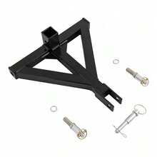 3 Point Trailer Hitch With 2 Inch Receiver, Tractor Drawbar Hitch Adapter+ 3* Hitch Pins For Trailer Towing - 1 - Ver 4