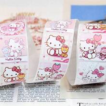 Sanrio 500pcs/Roll Sticker Pack: Hello Kitty, Melody & Friends, Matte Glitter, Self-Adhesive For Creative DIY, Gifts & Party Favors Decorative Handbook Stickers Tape Expression Cute Cartoon Birthday Gift Christmas Decorations Halloween Spring Festival Thanksgiving Gift Party Favor