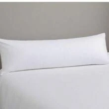 100% Polyester Fiberfill Body Pillow – 54x20x4 Inches, White Ultra-Soft Support Pillow - 1 - View 1
