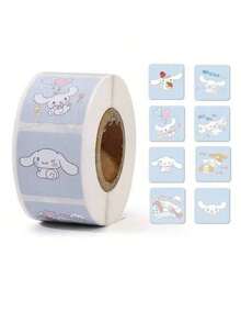 Sanrio 500pcs/Roll Sticker Pack: Hello Kitty, Melody & Friends, Matte Glitter, Self-Adhesive For Creative DIY, Gifts & Party Favors Decorative Handbook Stickers Tape Expression Cute Cartoon Birthday Gift Christmas Decorations Halloween Spring Festival Thanksgiving Gift Party Favor