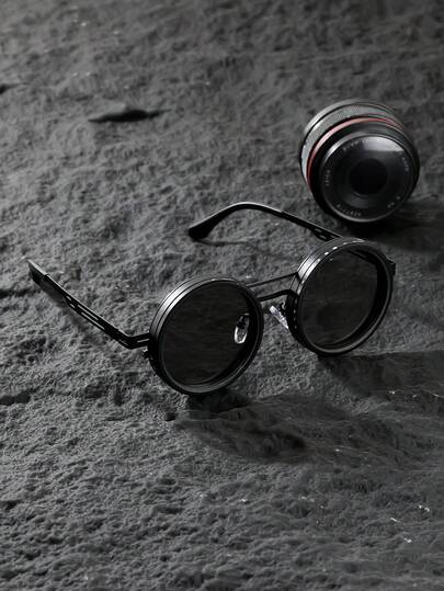 1 Paar einstellbare, rotierende, farbwechselnde, retro Dekorationsbrille für Partys