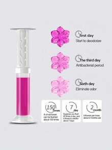 厕所凝胶，厕所凝胶印章，香氛厕所花朵印章，浴室、卫生间和洗手间空气清新剂，家居清洁工具，万圣节