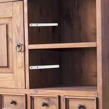 Rieles para cajones, - Rieles de cajón de plástico, rieles guía ranurados montados lateralmente para cajones de gabinete, mesas de noche, armarios y cómodas (2 piezas)