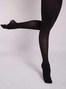 [60D 芭蕾紧身裤] 60D 可变换芭蕾破洞瑜伽紧身裤，女款，弹力破洞舞蹈裤，舞蹈长袜 1 双 - 彩色 - 查看 11