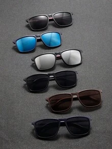 1pc Classic Men's Fashion Glasses 2025, Versatile Fashionable Eyewear, Suitable For Sports Driving - Multicolor - View 17