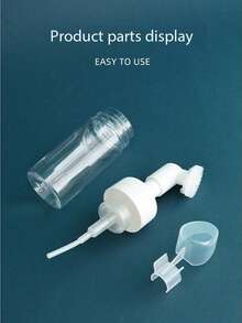 1 Stück 100/150/200ml tragbare Silikon Schaumspender Flasche, für selbstgemachten Schaumreiniger, Shampoo, geeignet für Zuhause, Reisen, einfach mitzunehmen