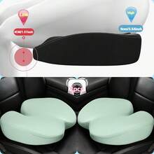 1pc/2pcs Durable & Comfortable Memory Foam Luxury Seat Cushion, Unique Design To Relieve Sitting Bone, Coccyx And Tailbone Pain, Suitable For Car, RV, Office Chair, Sofa