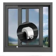 3/5 piezas Limitador de ventana de aleación de aluminio, Restrictor de ventana/puerta corrediza, Tope de cortina corrediza Cerradura de para niños Tipo C, Clip de metálico para ventana/puerta corrediza, Tope de posicionamiento antirrobo - Multicolor - Ver 5