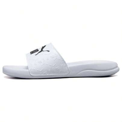 Puma Las pantuflas Popcat 20 Superlogo son transpirables y ligeras para hombres y mujeres, zapatos de baño y ocio al aire libre.