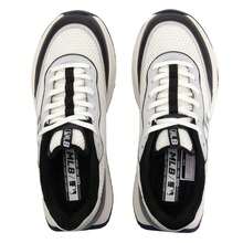 MLB Zapatillas deportivas casuales tipo runner gruesas para hombres y mujeres, cómodas para el entrenamiento diario, 3ASHRJ13N-50BKS