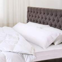 100% Polyester Fiberfill Body Pillow – 54x20x4 Inches, White Ultra-Soft Support Pillow - 1 - View 4