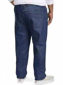 Jeans elásticos deportivos para hombres - Colores - Lavado medio - Ver 2