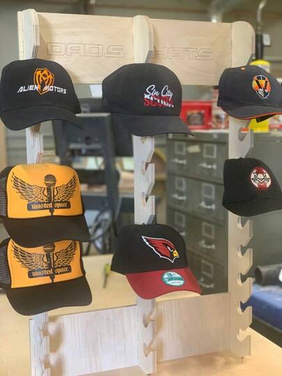 Hat Rack Baseball Cap Holder Hanging Organizer Wall Mount Hatrack Storage Hanger