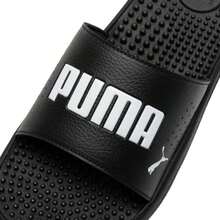 Puma Softride Slide Massage Slippers Breathable And Lightweight Men's Bathroom Shoes Outdoor Leisure - Black-puma White - View 6
