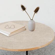 1 Roll Of Self-Adhesive Vinyl Wallpaper, Light Brown Detachable Fabric Wallpaper, Easy To Peel Off And Paste, Used For Home Decoration, Living Room, Bedroom, Office, Countertop, Drawer/Texture Wall Cover Wallpaper