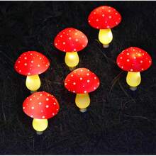 20/12/8pcs Outdoor Garden Corridor Lights, Solar Mushroom Lights Outdoor Decoration, Outdoor, Garden Path Landscape Courtyard Autumn Festival Path Lights Autumn Festival Holiday Decoration, Holiday Season, Thanksgiving, New Year Gift, IP44 Waterproof - 20PC LED燈 - 查看 7
