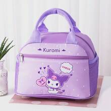 Sanrio 1pc Sanrio Lunch Bags Lunch Box Bags Lunch Bag Student Insulation Bag Cute Cartoon Tote Bag Portable Large Storage Bag Zipper Closure With Double-Sided Pocket Reusable Durable Nylon Fabric Insulation And Fresh-Keeping Back To School Must Be Suitable For Students To Work, Family Daily Commuting, Dinner, Outdoor Picnic Can Be Used As Birthday Gifts, Holiday Gifts., Home Decor, Party & Christmas Storage