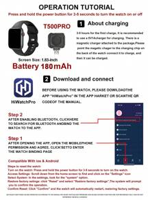 1pc 1.83" Touch Screen Multi-Function Kids Smart Watch With Silicone Strap, Suitable For Teenagers, Support Android And IOS, Featuring Various Sports Modes, Photography, Social Apps Notification, Bluetooth, 180mAh Battery, Suitable For School And Exercise